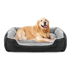 Dog Beds for Small Dogs, Washable Pet Bed Mattress Comfortable, Warming Rectangle Bed for Medium and Large Dogs, Cat Pets